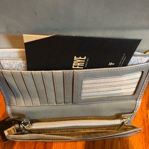 Frye Melissa Trifold Antique Leather Wallet.